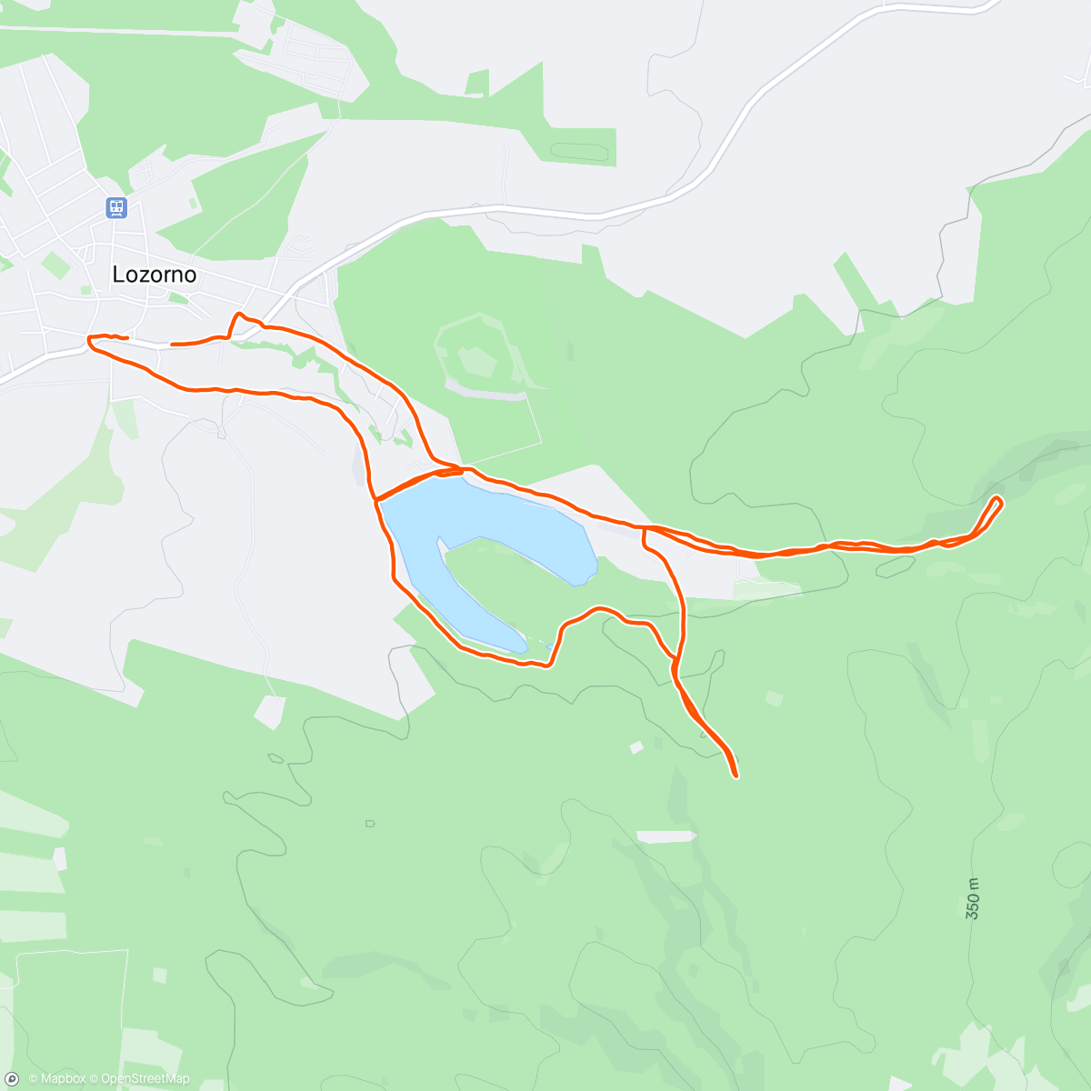 Map of the activity, Hasičský Mikuláš 🎅