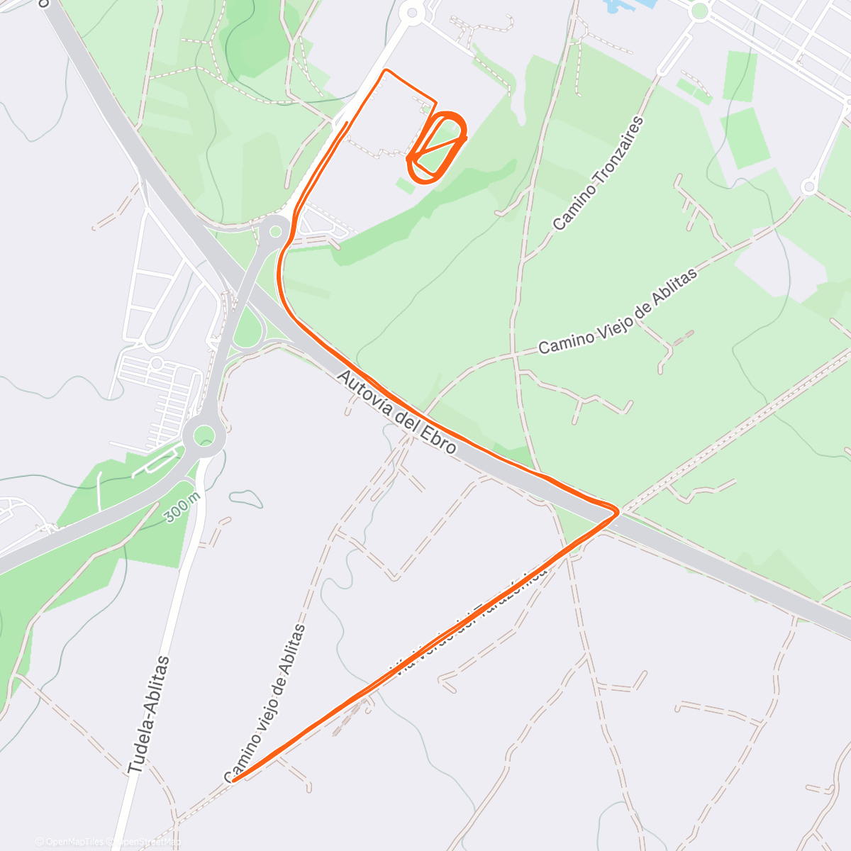 Map of the activity, Entrenamiento de Navidad