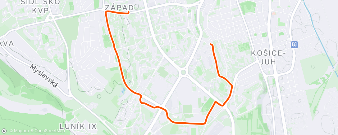 Map of the activity, Afternoon Ride