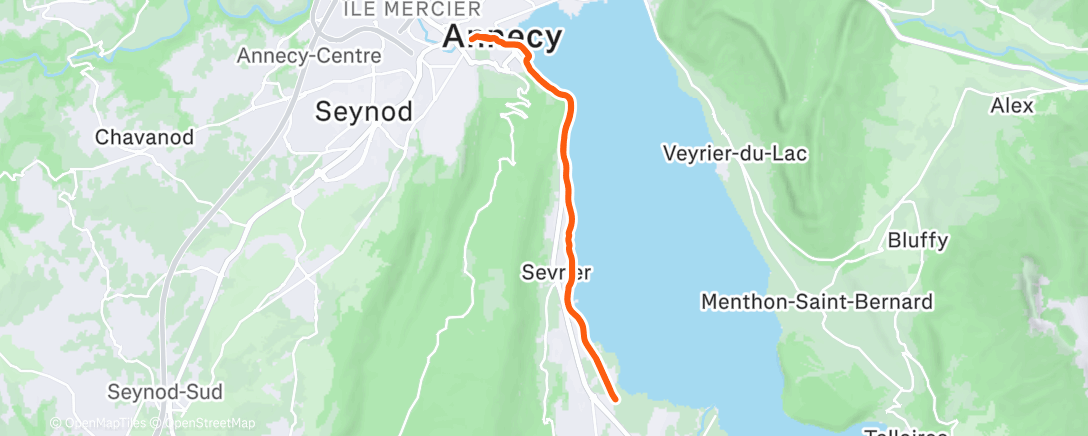 Map of the activity, Le temps du loup