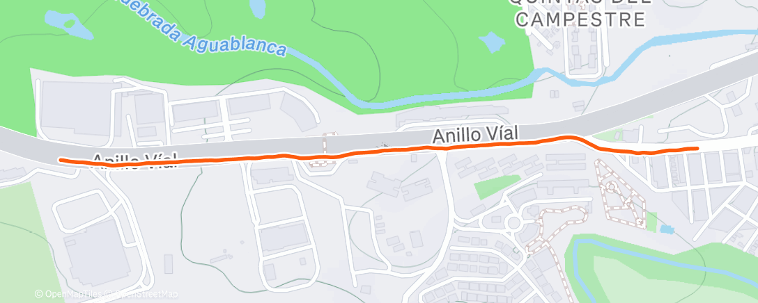 Map of the activity, Morning Walk