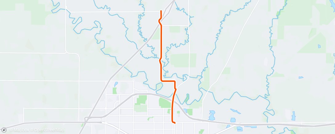 Map of the activity, Unbound Two Hun..I Mean Five Point Four Miles