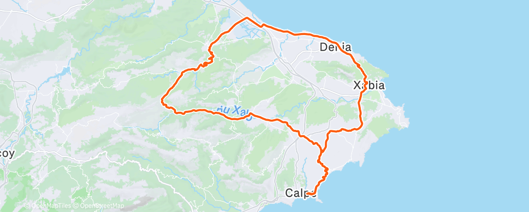 Карта физической активности (Lunch Ride)