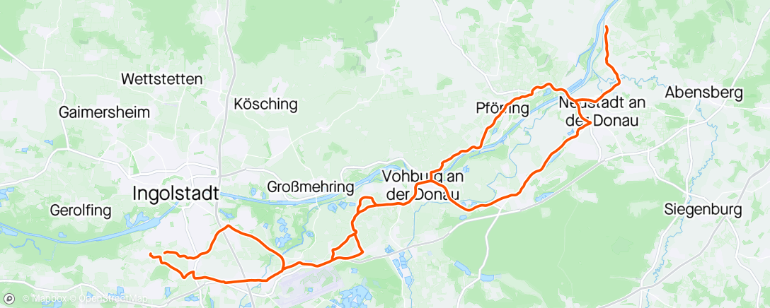 アクティビティ「Reha Besuch bei Thomas in Bad Gögging 👍😄🚴‍♂️」の地図