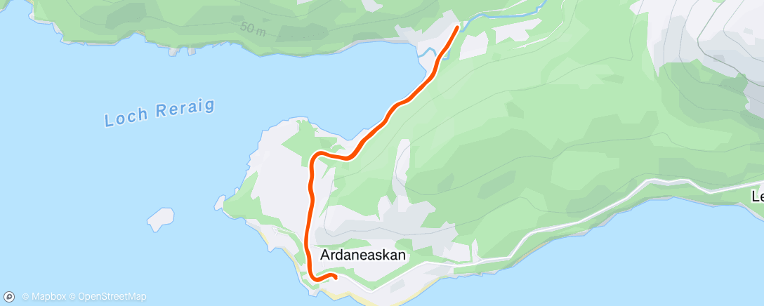 Map of the activity, Lunch Walk