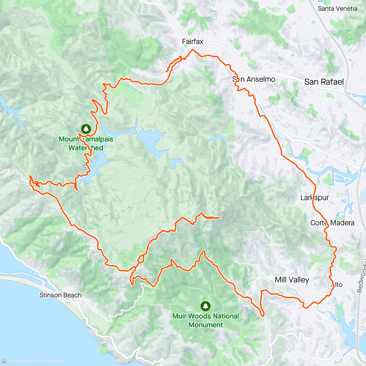 Map of the activity, Alpine Loop Plus