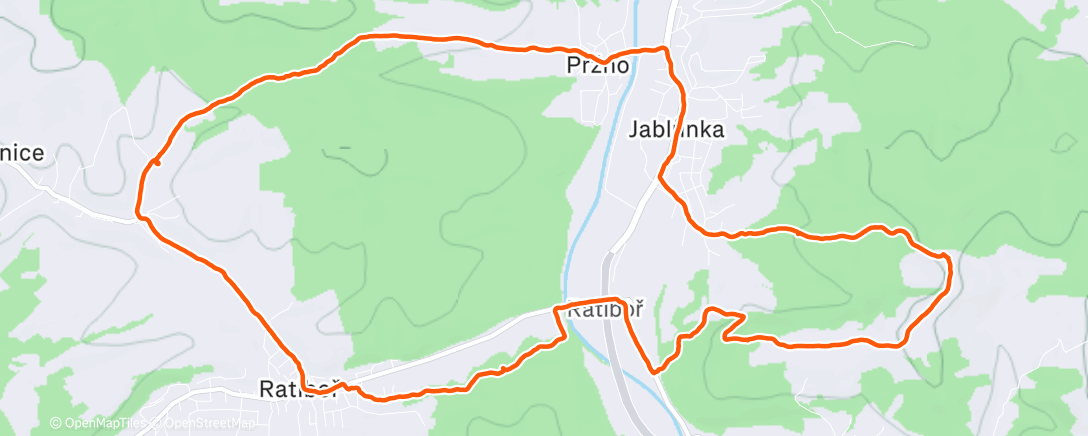 Карта физической активности (Lunch Hike)