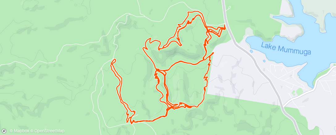 Map of the activity, Narooma gravity trails