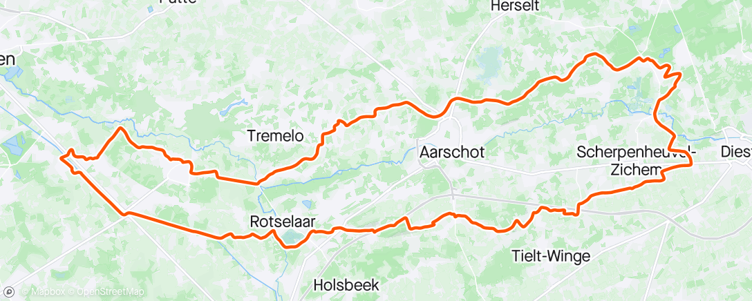 Mapa de la actividad, Kaggevinne - BMB Bikers