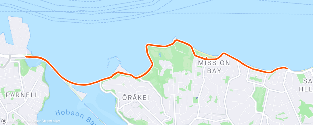 Map of the activity, Waterfront Half