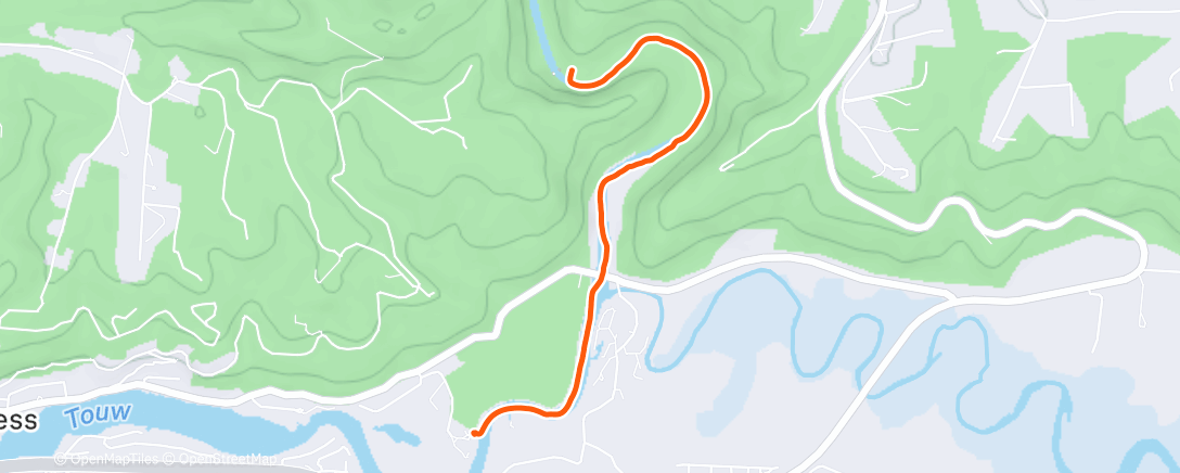 Map of the activity, Lunch Kayaking