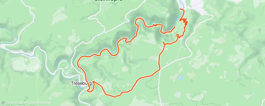 Map of the activity, Morning Wanderung