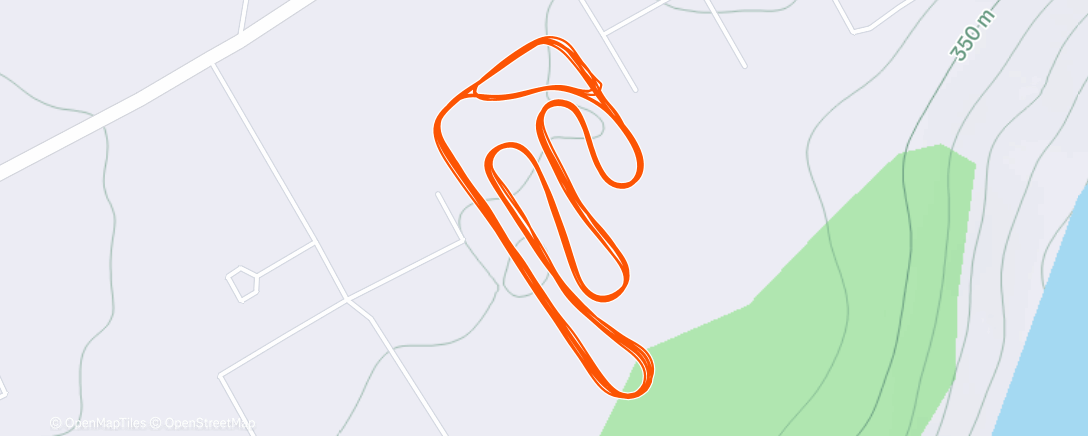 Map of the activity, Morning Nordic Ski