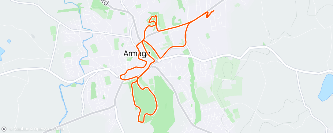 Map of the activity, Morning Run 🏃🏼‍♂️