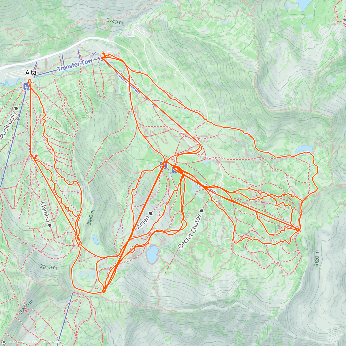 Map of the activity, Altapow