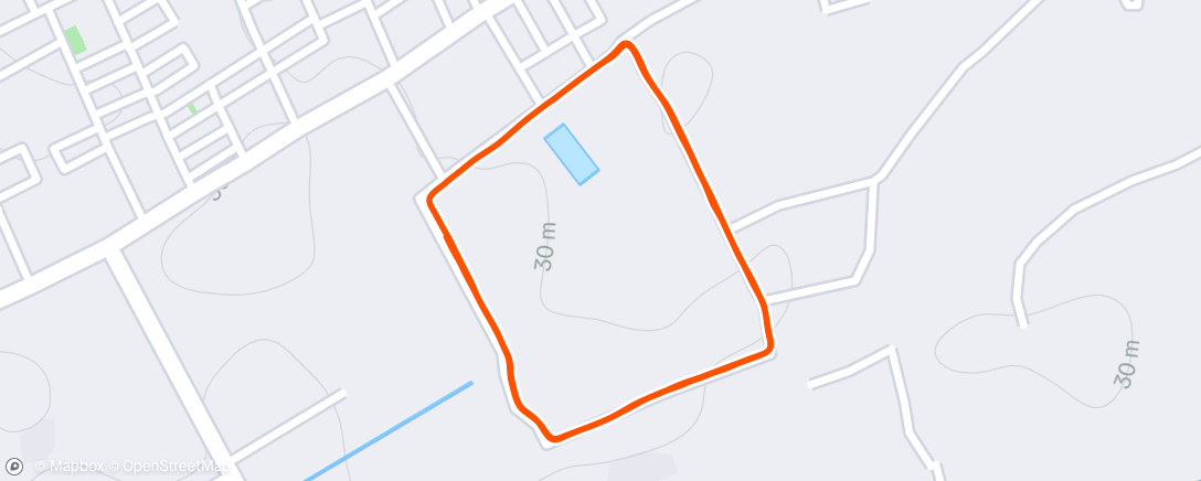 Map of the activity, Morning Run