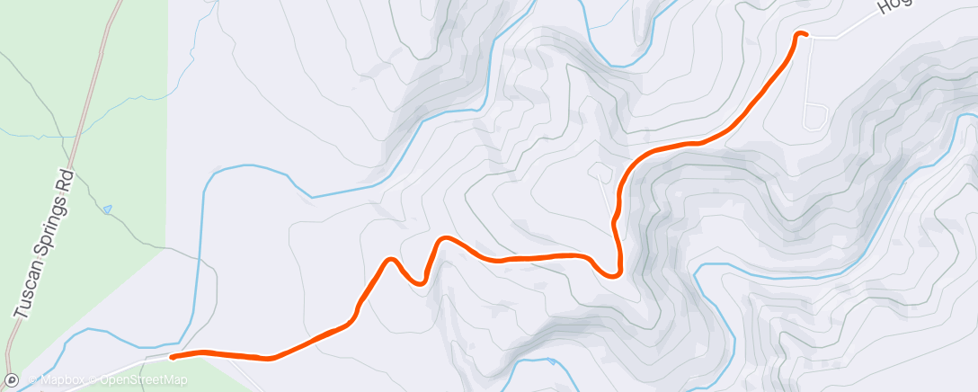 Map of the activity, Hogsback, short, x 6