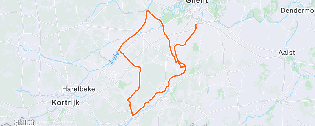 Map of the activity, Den vierenvijftigste vant jaar! #goodgood