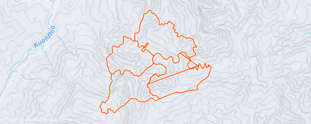 Карта физической активности (Zwift - Gentil 8 in France)