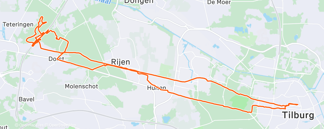 Map of the activity, Namiddagrit