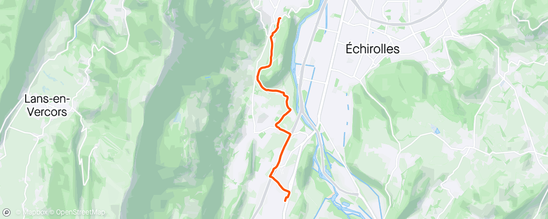 Mappa dell'attività Course à pied matinale éco gazoil n#362🏃⛽🌧️# mugly way