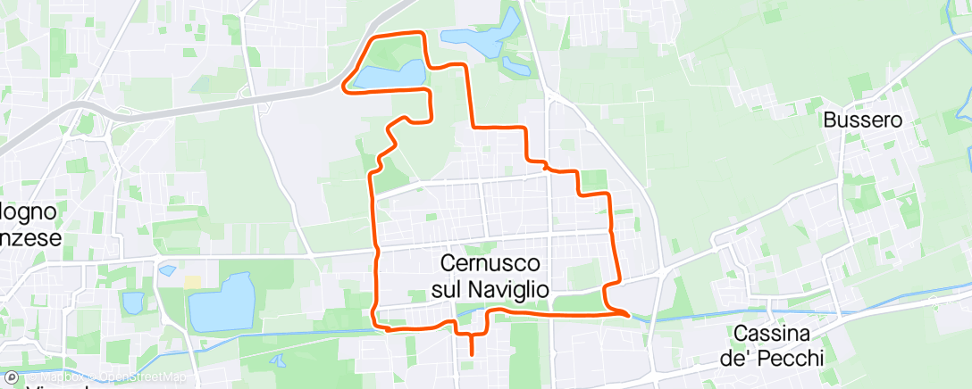 「Camminata con Rosy ❤️」活動的地圖