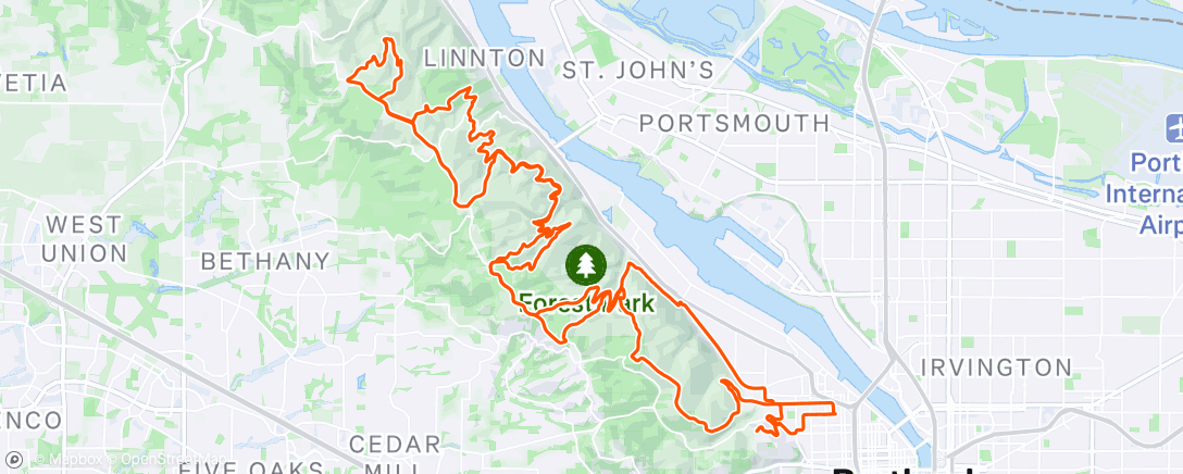 Map of the activity, Farewell to BK Ride