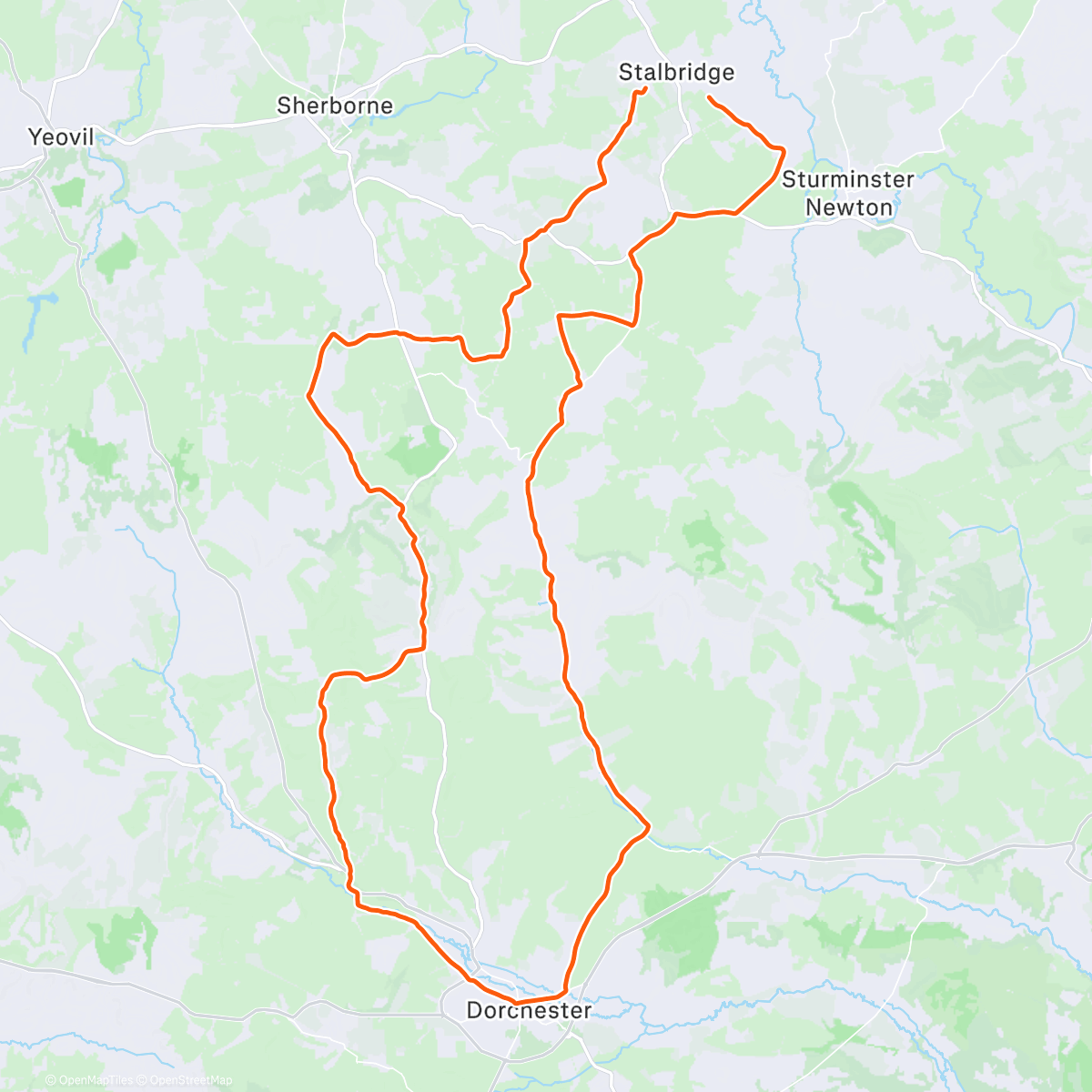 Map of the activity, Gravel Bike - Xmas Eve Slog