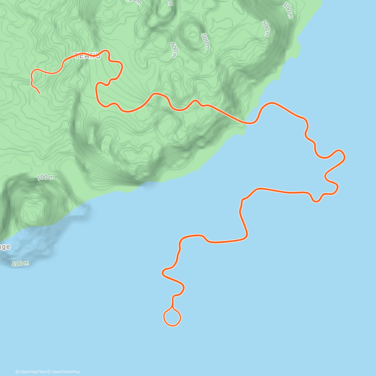 Map of the activity, Zwift - Sand And Sequoias in Watopia