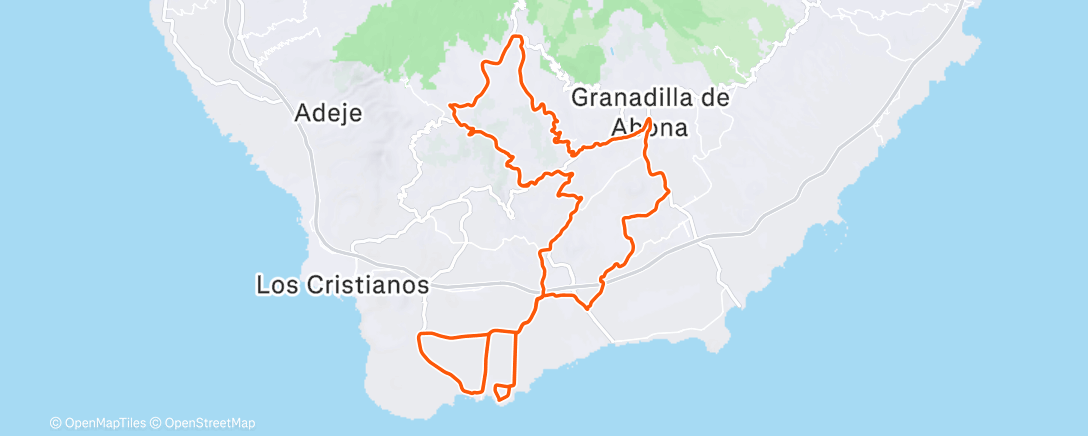 Map of the activity, Morgenausfahrt