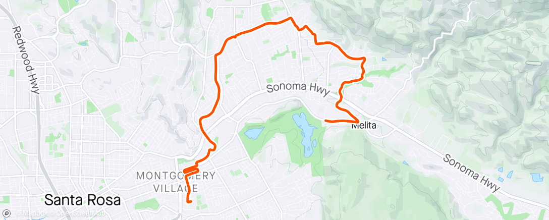 Map of the activity, Really enjoying the run commute