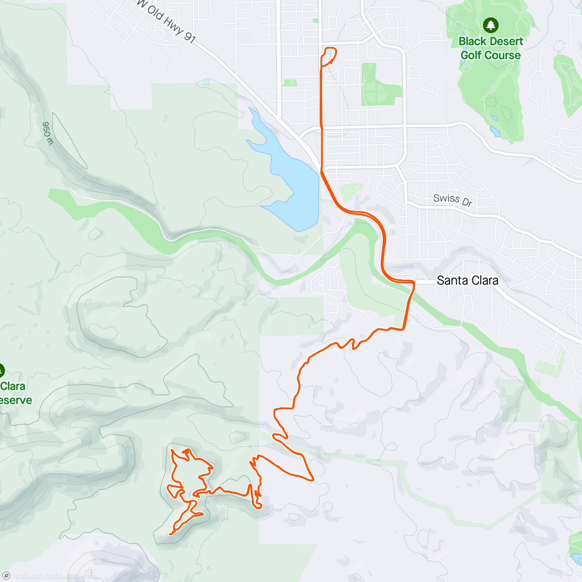 Map of the activity, Riding rainbows