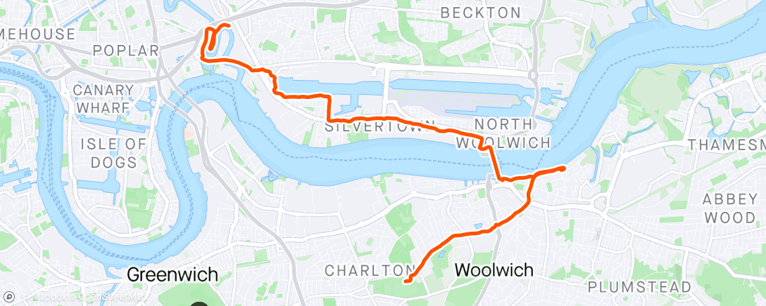Map of the activity, Nightmare… Had failed to check, turned out Woolwich park run was not on this week, and despite a legging it up a fair old incline, missed the start of Charlton park run by about 2 minutes…