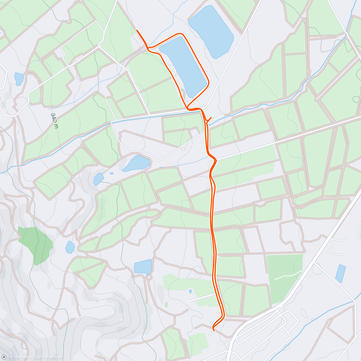 Map of the activity, Boschendaal