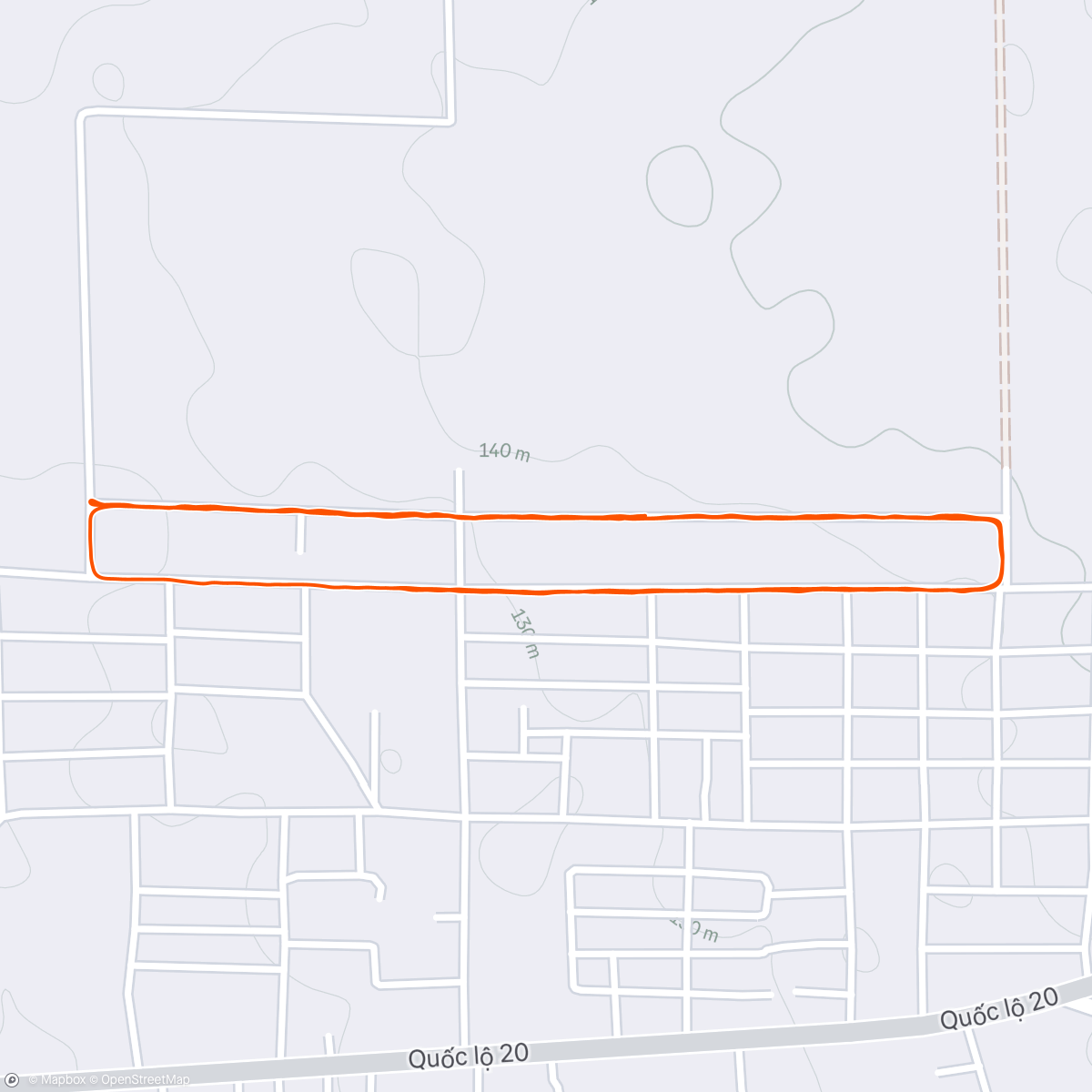 Map of the activity, Hoàn thành mục tiêu 100 km