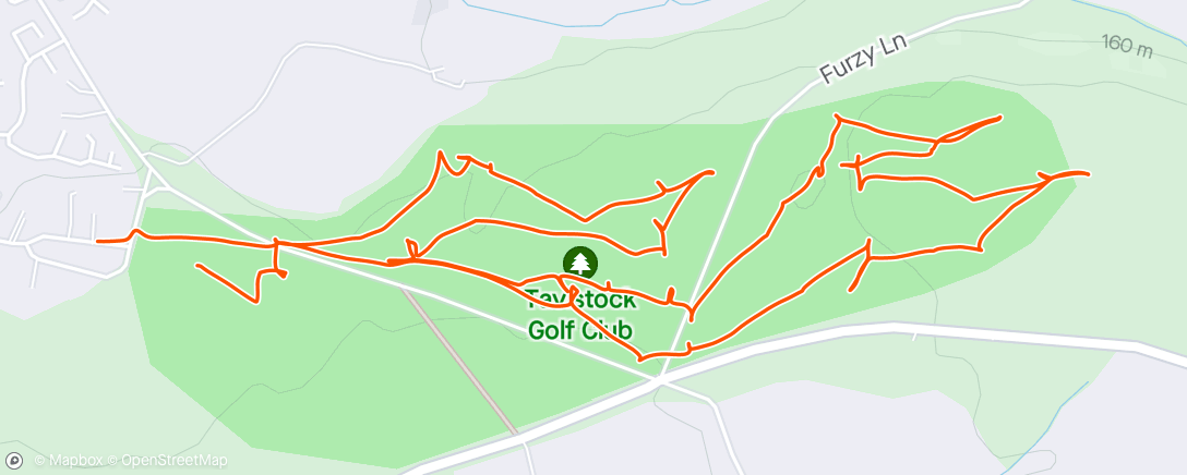 Map of the activity, Afternoon Golf with Dad