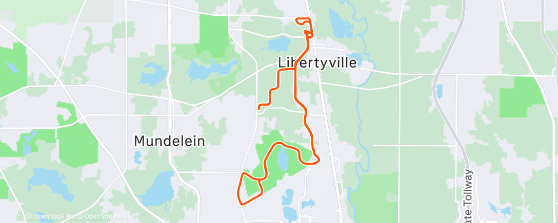 Map of the activity, LRC: Wintry Mix