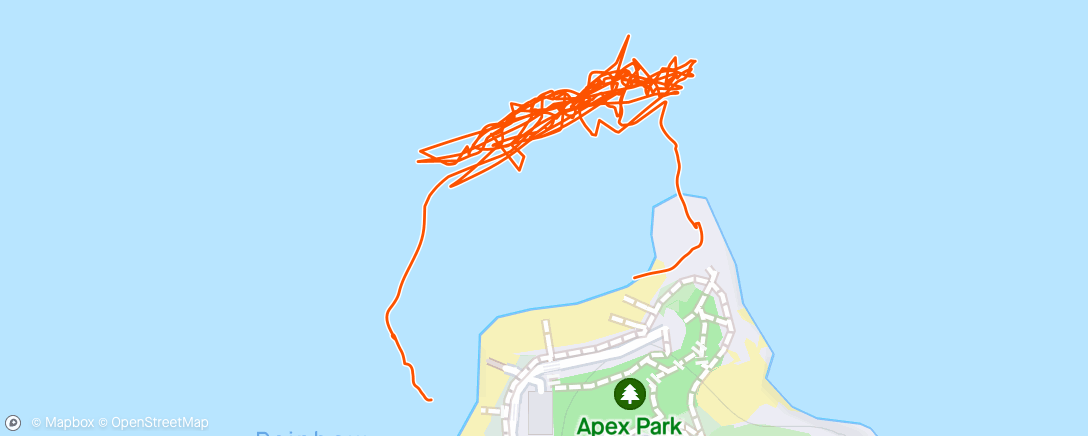 Map of the activity, Surf le matin