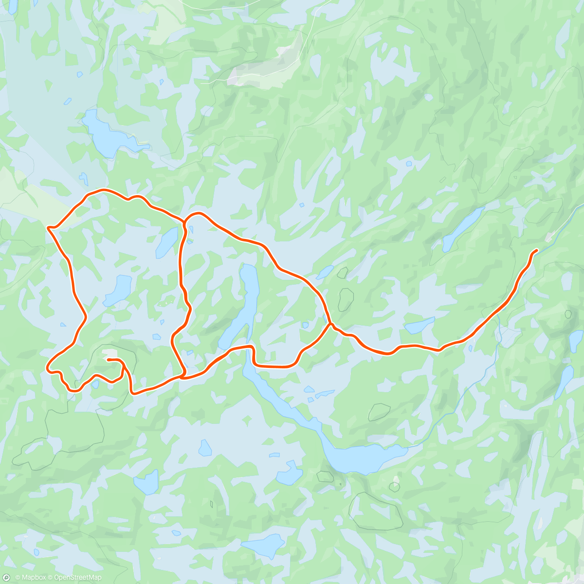 Map of the activity, Skaunakjølen 🤩