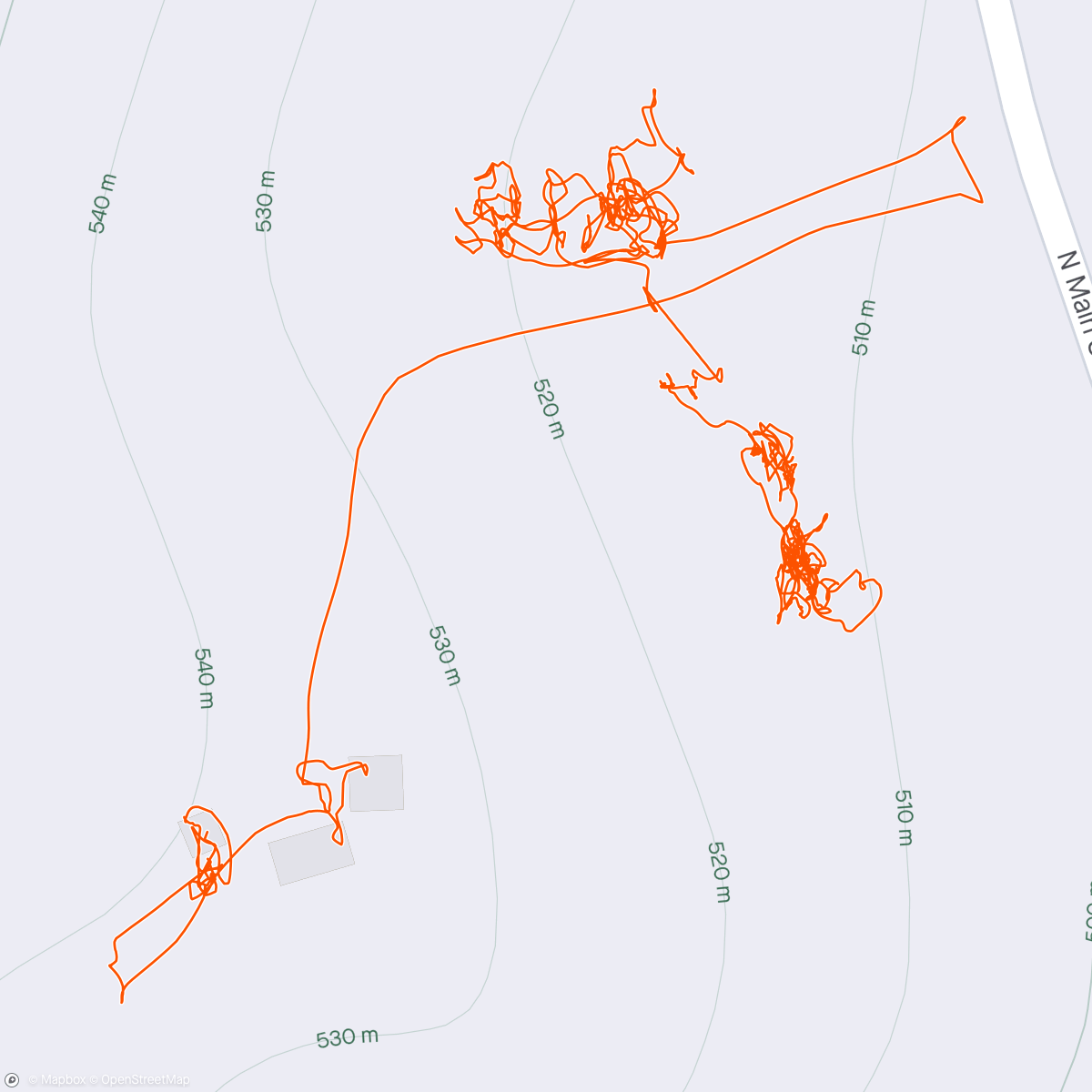 Map of the activity, Chainsaw Work