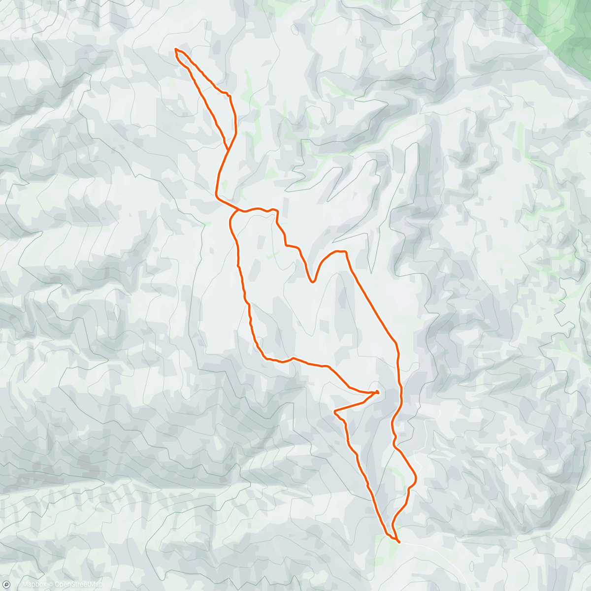 Map of the activity, Time in the Whites!