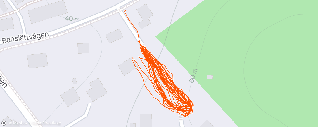 Map of the activity, Elevation hunt