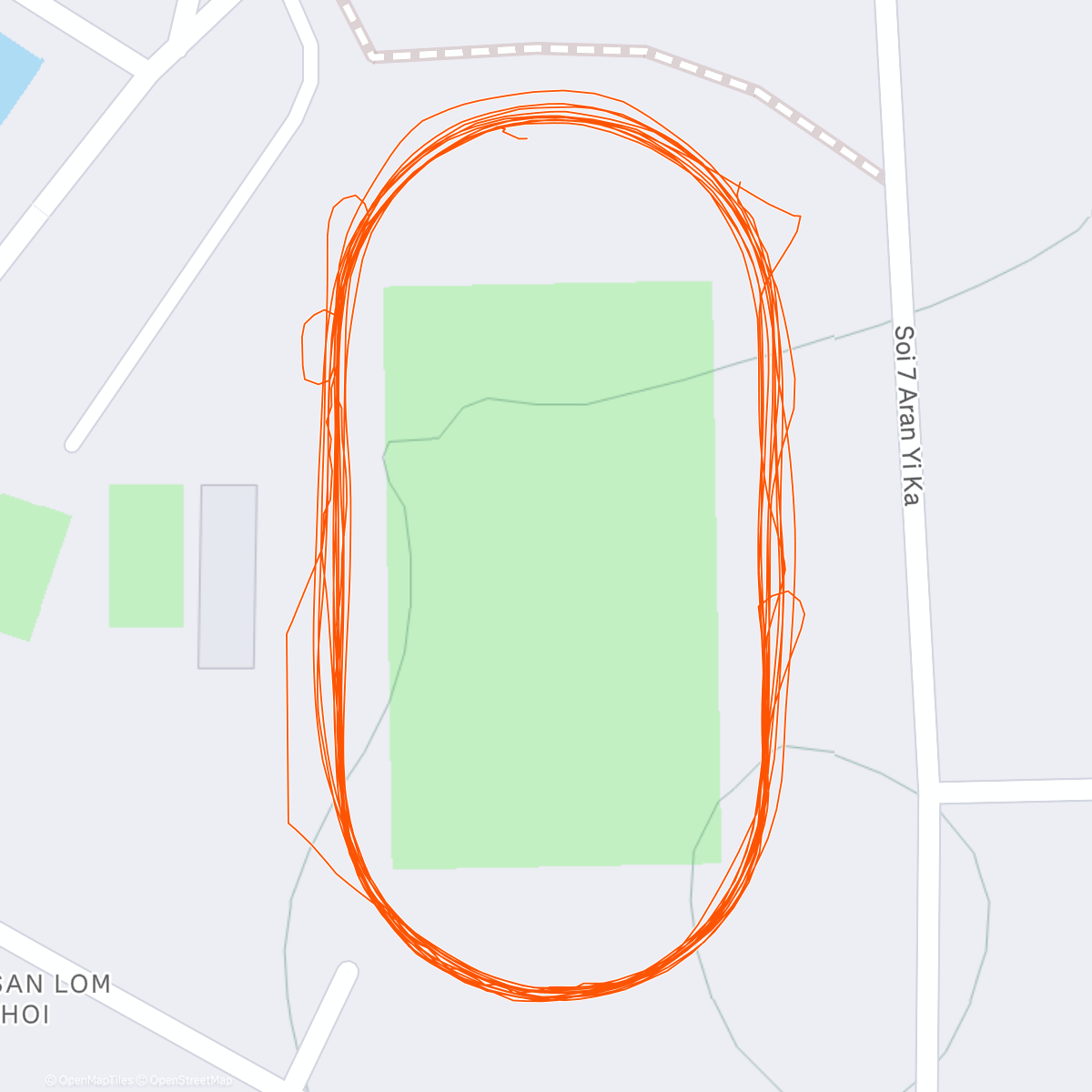 Peta aktivitas, Legs felt like bricks