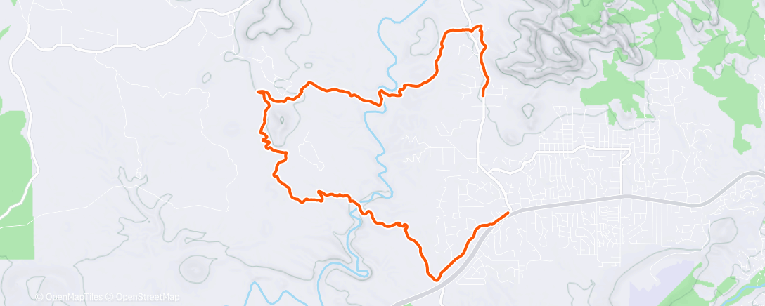 Map of the activity, Morning Ride