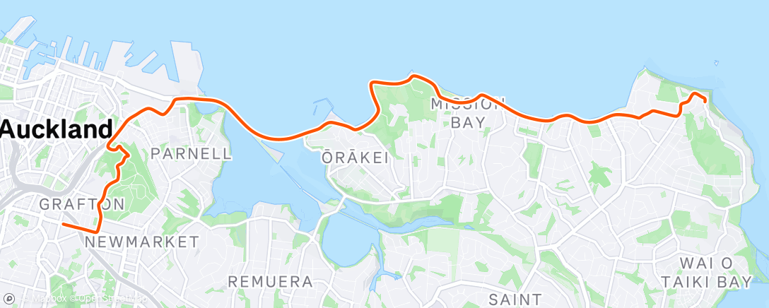 Map of the activity, Morning Ride