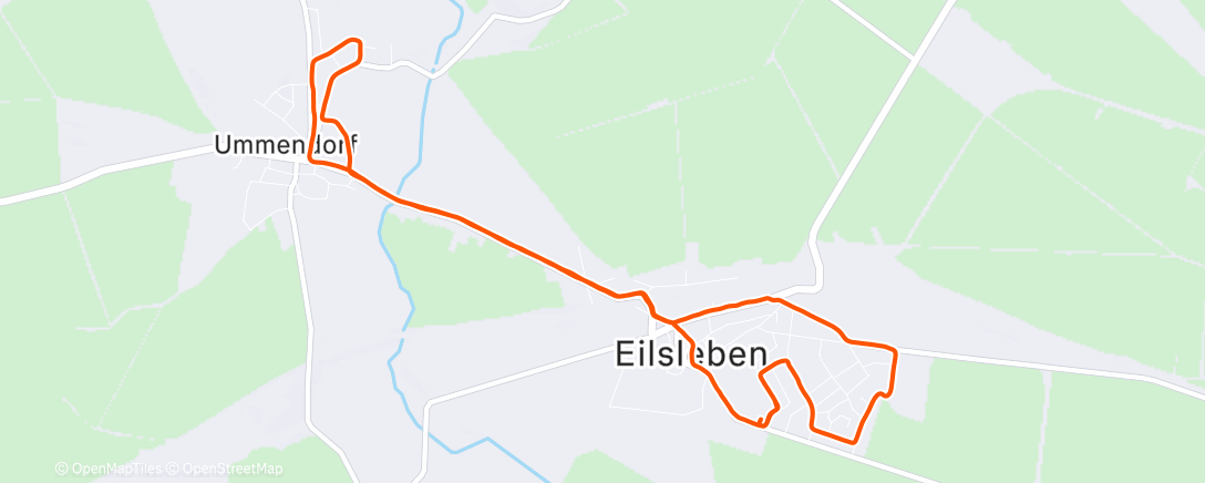 Map of the activity, Lauf  1 / 90