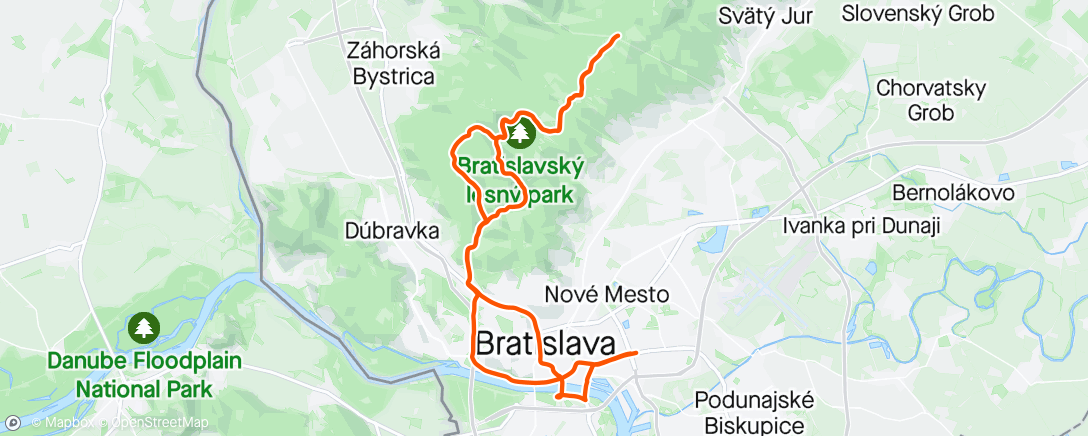 Map of the activity, Spoločenský #19 Biely kríž