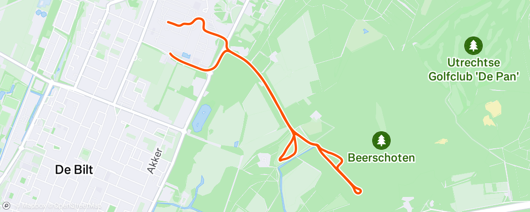 Map of the activity, Lunch break