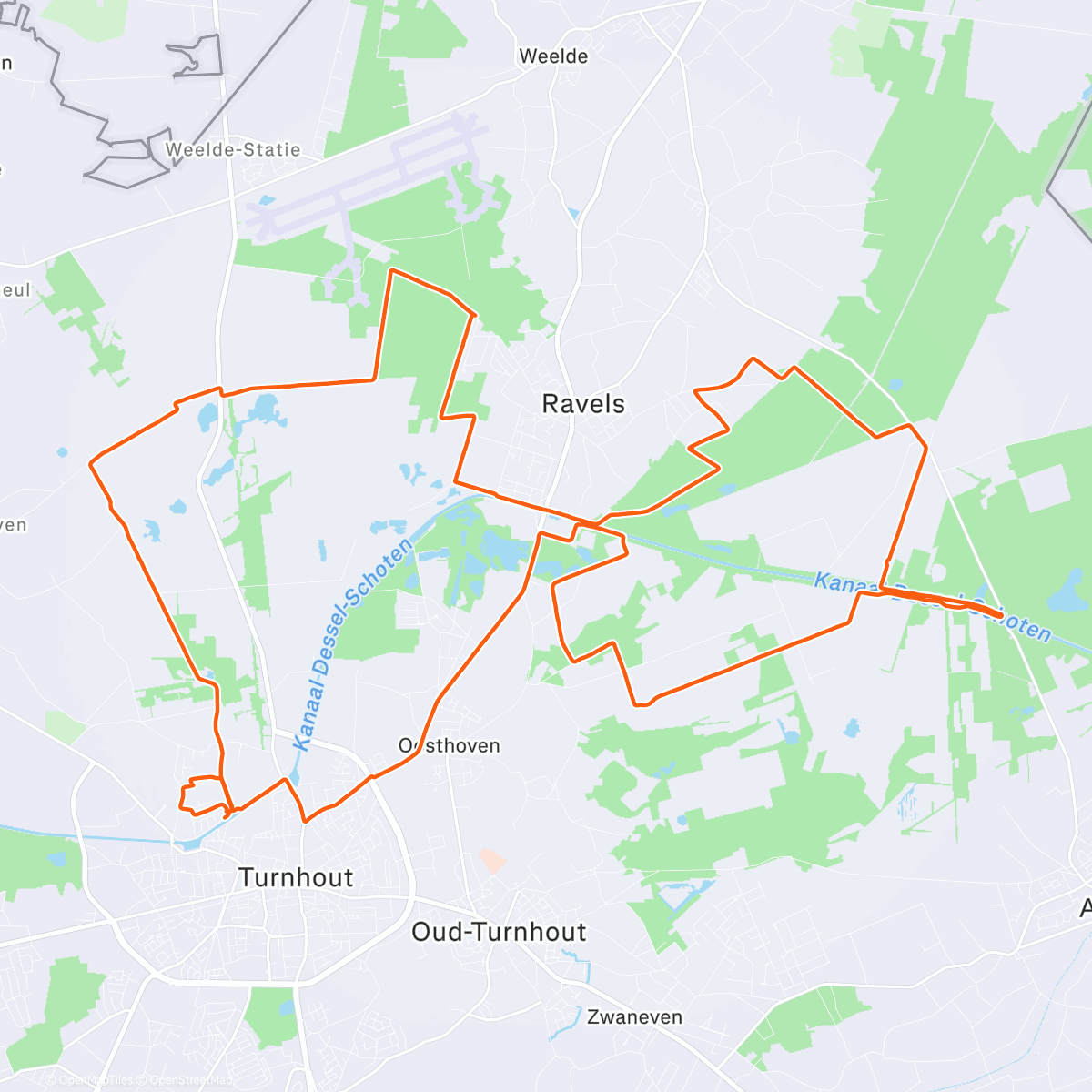 Карта физической активности (Gravel ride.)