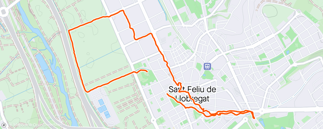 Mapa de la actividad (Caminata de mañana)